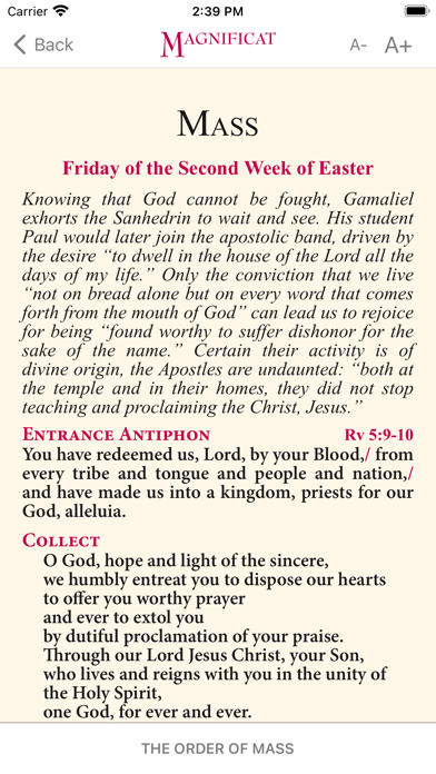 Magnificat English Editions screenshot 2