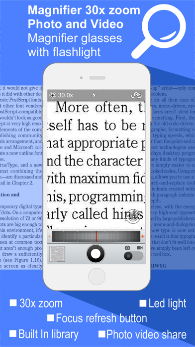 Magnifier 30x Zoom screenshot 5