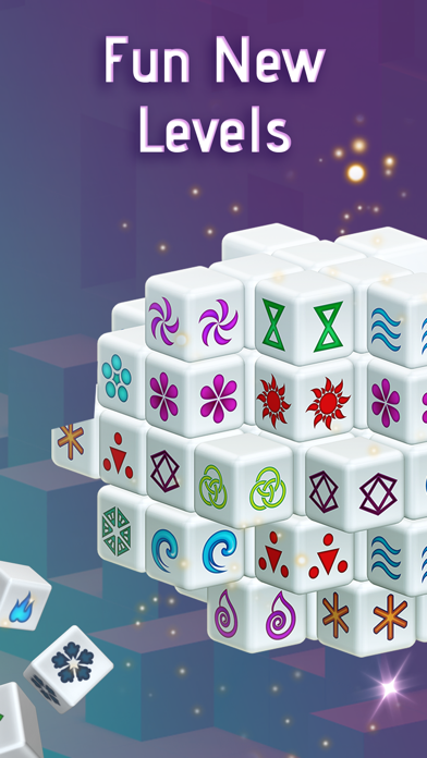 Mahjong Dimensions - 3D Cube screenshot 1