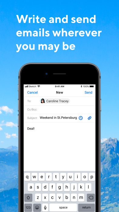 Mail: Email, Cloud, Calendar screenshot 1
