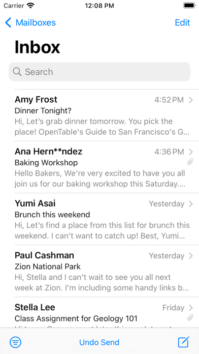Mail screenshot 1