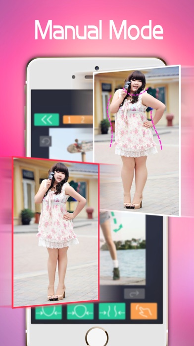 Make Me Thin - Photo Slim & Fat Face Swap Effects screenshot 1