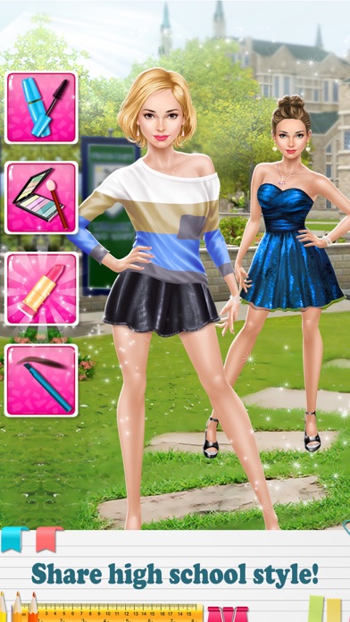 Makeup Games: Back-to-School screenshot 1
