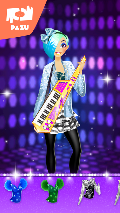 Makeup girls star dress up screenshot 1