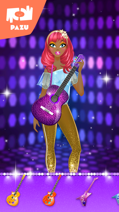 Makeup girls star dress up screenshot 2