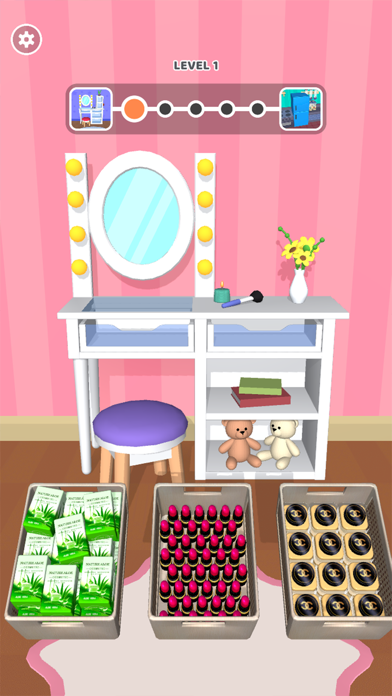 Makeup Organizer 3D screenshot 5