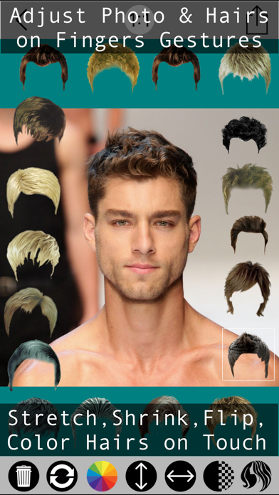Male Hair Photo Editor - Macho screenshot 4