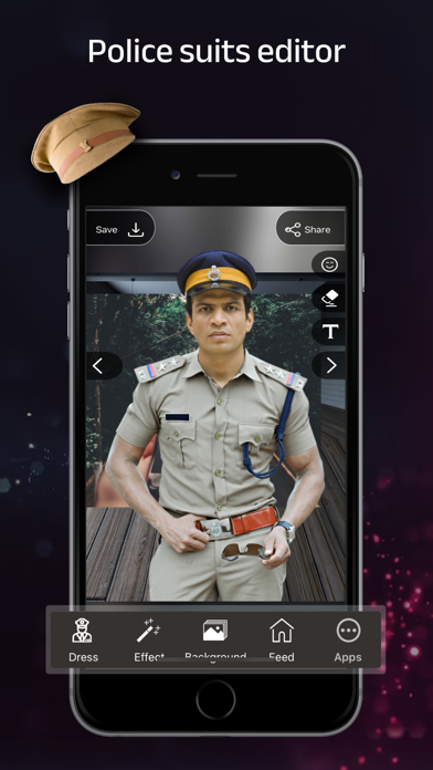 Man Police Photo Suit screenshot 4