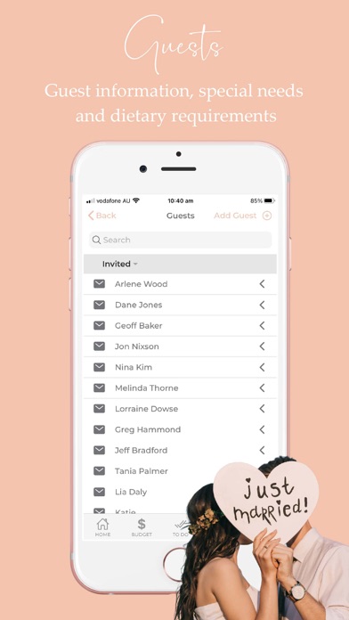 Manage My Wedding screenshot 1
