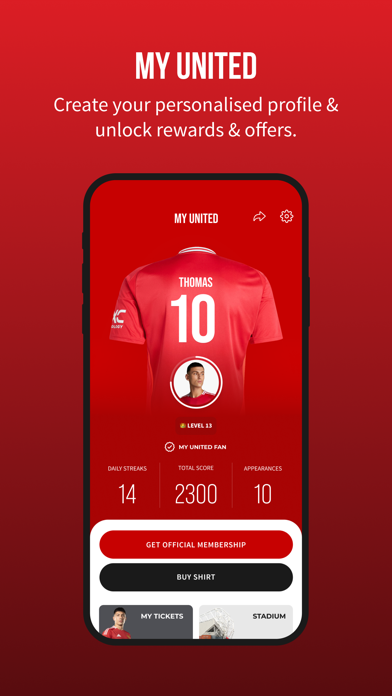 Manchester United Official App screenshot 1