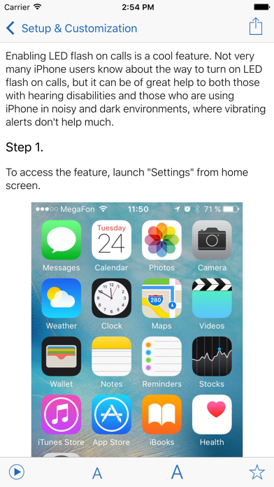 Manual for iPhone with secrets, tips & tricks screenshot 4