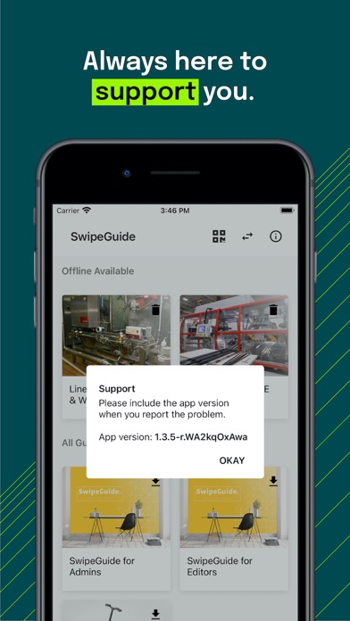 Manufacturers SwipeGuide screenshot 1