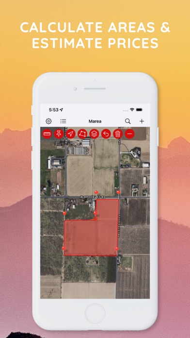 Map Area Calculator - Marea screenshot 1