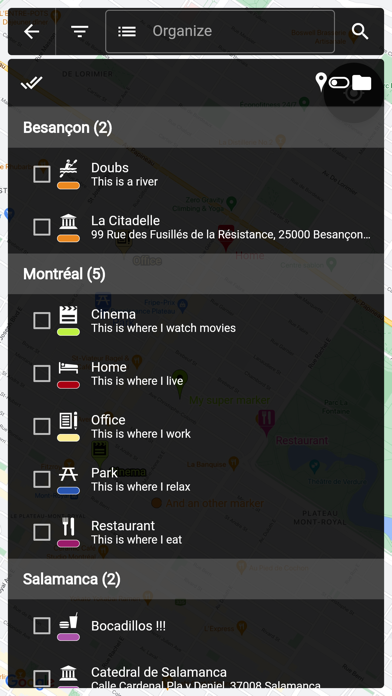 Map Marker: places organizer screenshot 2