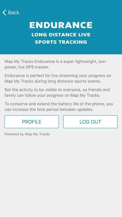 Map My Tracks Endurance screenshot 1