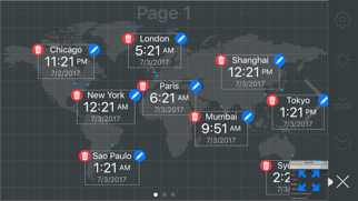 map:clock - World Map & Clock screenshot 4