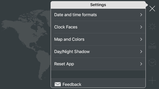 map:clock - World Map & Clock screenshot 3