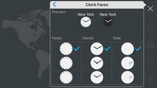 map:clock - World Map & Clock screenshot 2