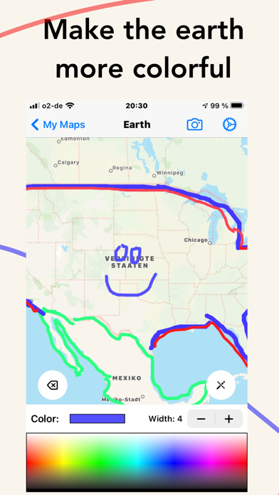 MapDraw: Draw on maps screenshot 1