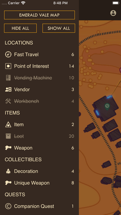 MapGenie for: The Outer Worlds screenshot 1
