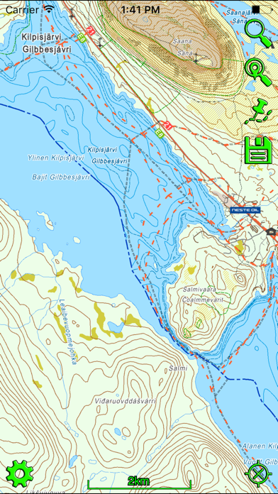 Mapitare Terrain and Sea map screenshot 1