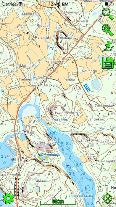 Mapitare Terrain and Sea map screenshot 3