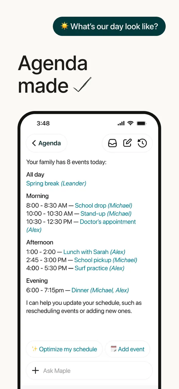 Maple Family Assistant screenshot 5