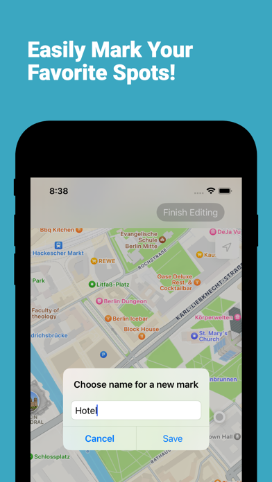 MapMem - Bustling City Compass screenshot 2