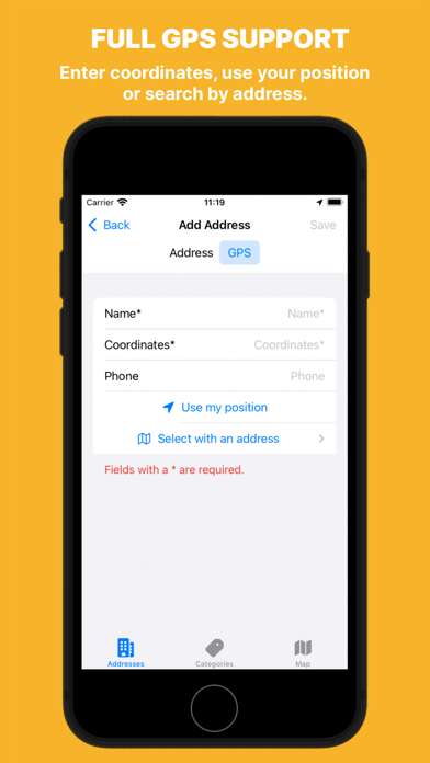Maps Address Book screenshot 4