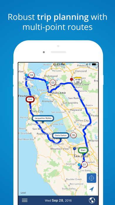 Mapview Sales Route Planner screenshot 3