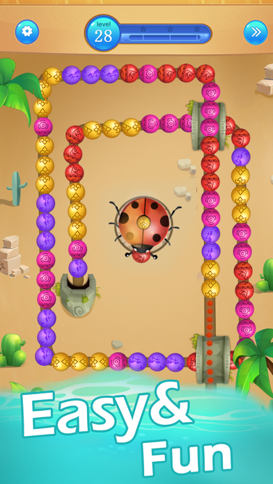 Marble Shooter:Zumba Classic screenshot 2