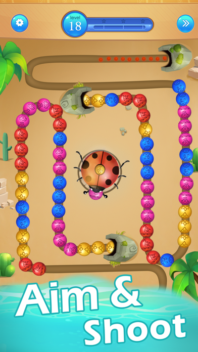 Marble Shooter:Zumba Classic screenshot 4