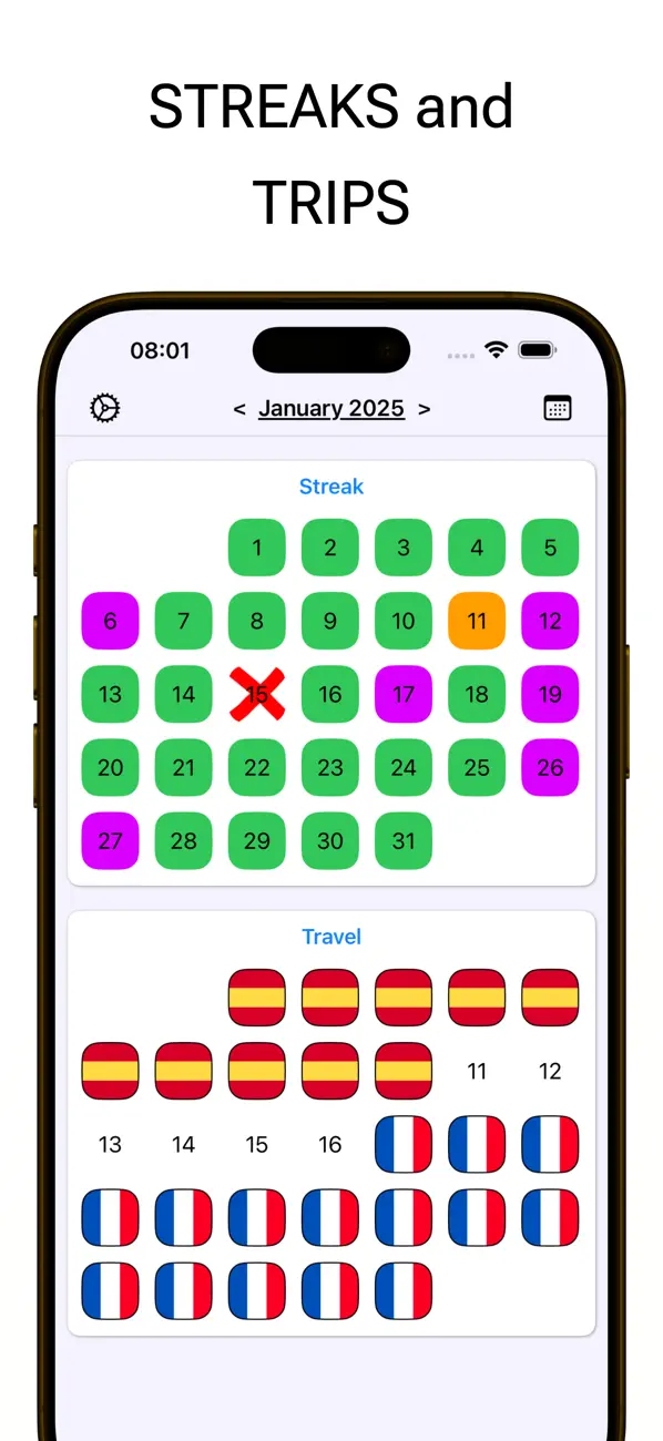 Mark Off: Calendar & Tracker screenshot 6