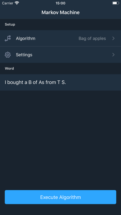 Markov Algorithm screenshot 5