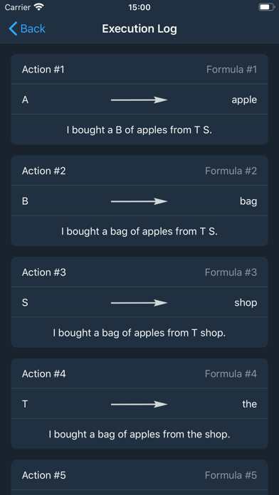Markov Algorithm screenshot 1