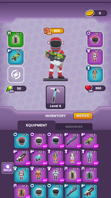 Mars Survivor - Loot & build screenshot 1