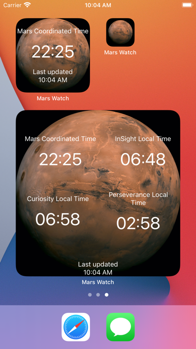 Mars Watch screenshot 1