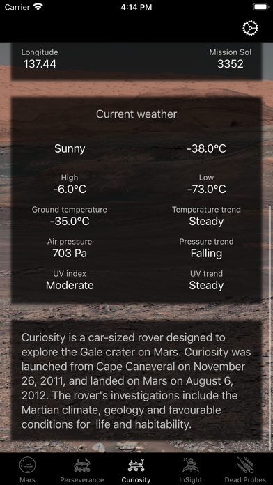Mars Watch screenshot 5