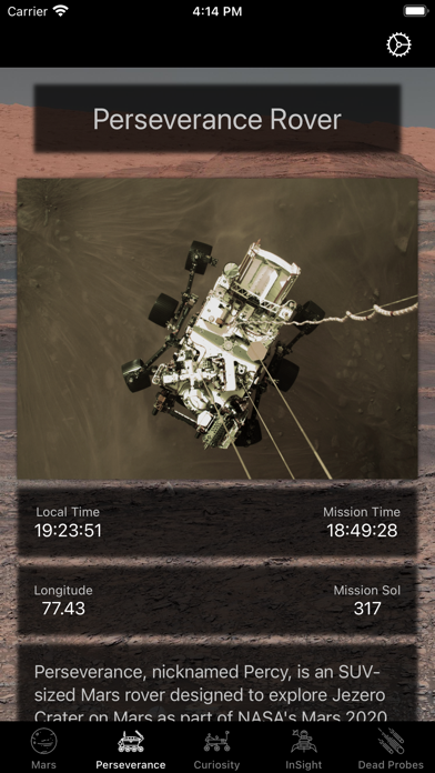 Mars Watch screenshot 4