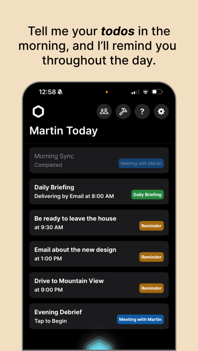 Martin: Personal Assistant screenshot 1