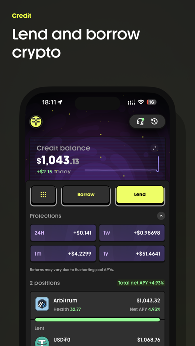 Mass - DeFi but mobile screenshot 2