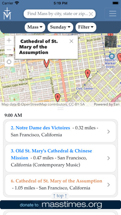Mass Times for Travel screenshot 2