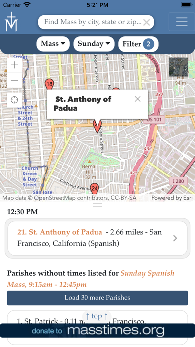 Mass Times for Travel screenshot 1