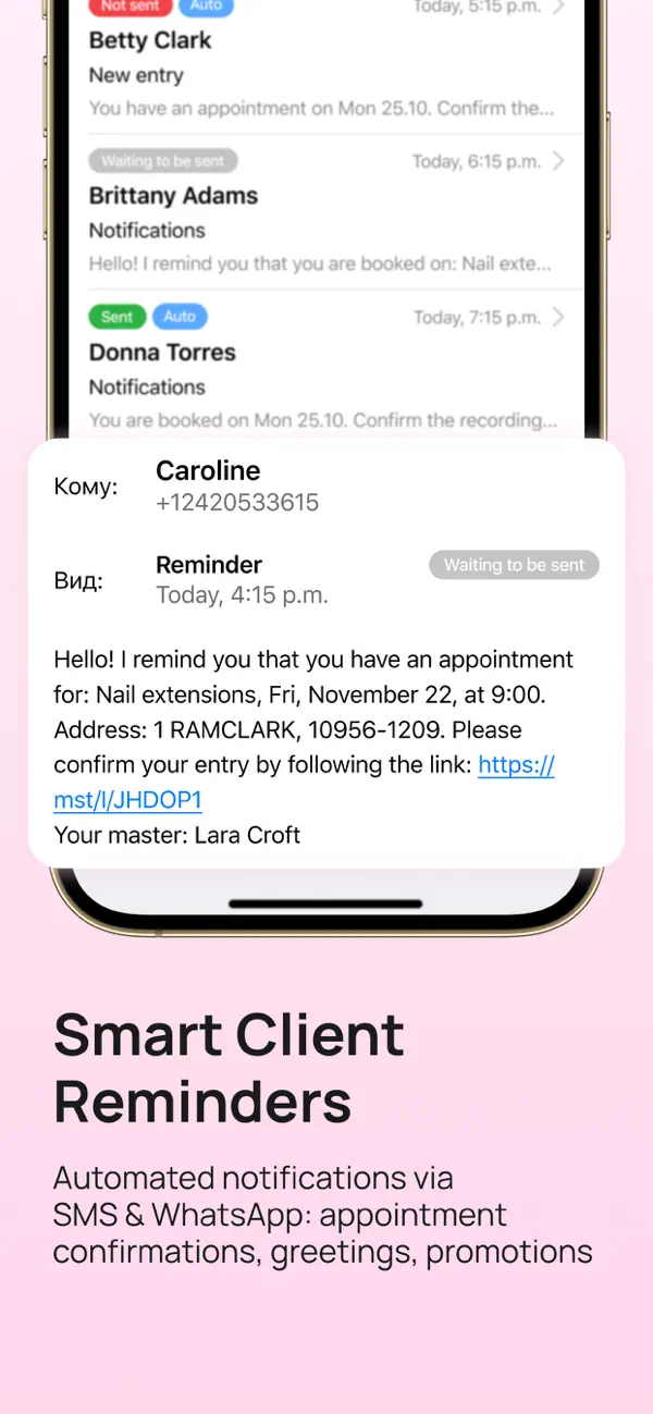 Masters Pro: Scheduling App screenshot 4