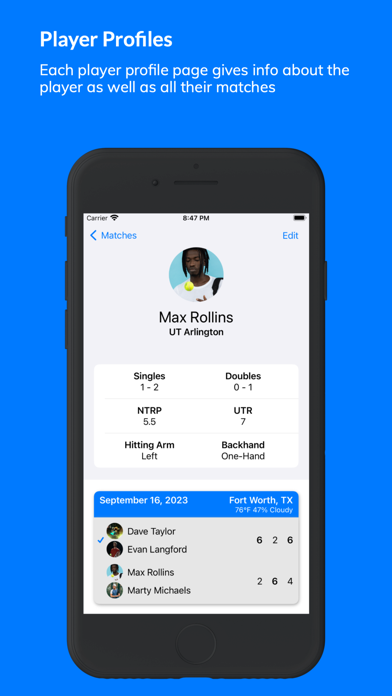 MatchTrack Tennis Score Keeper screenshot 4