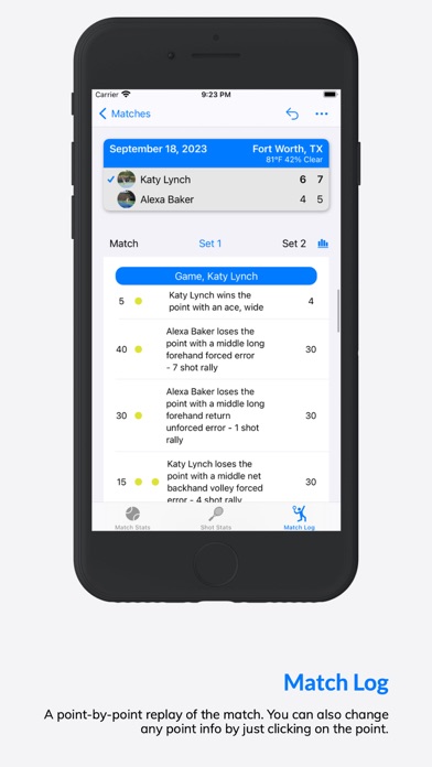 MatchTrack Tennis Score Keeper screenshot 5