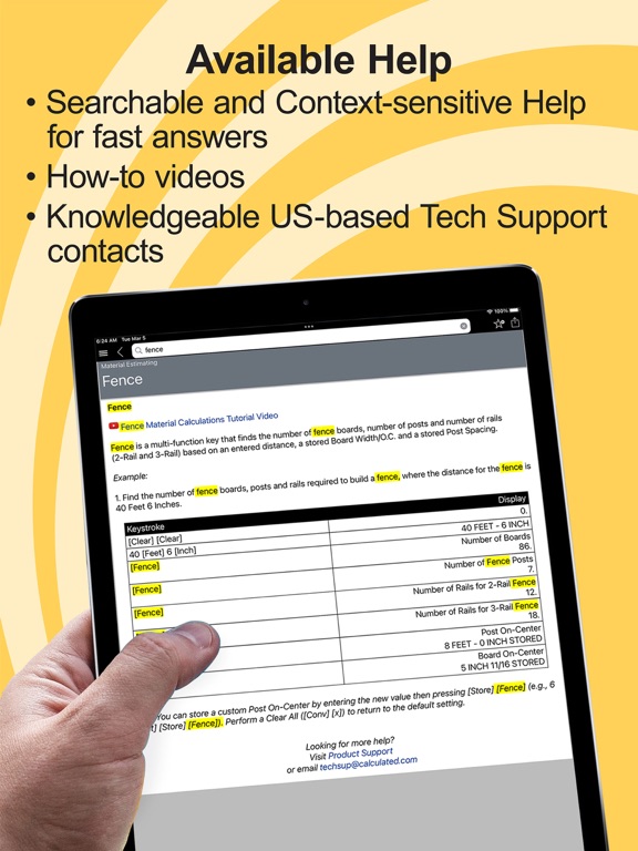 Material Estimator Calculator screenshot 2