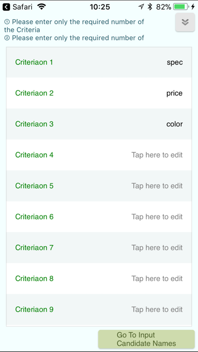 Materials Evaluation with AHP screenshot 4