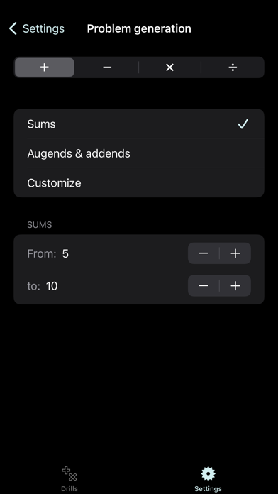Math Drills Lite screenshot 2