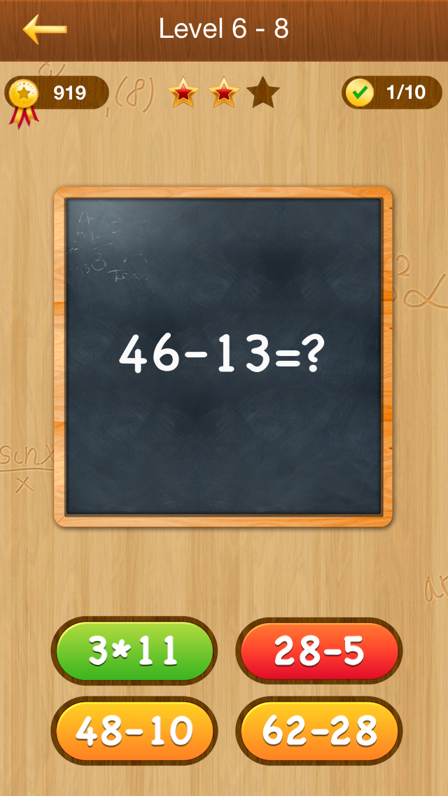 Math Master - education arithmetic puzzle games, train your skills of mathematics screenshot 4